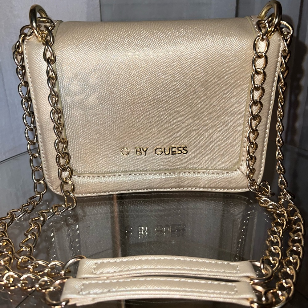 G By Guess gold crossbody